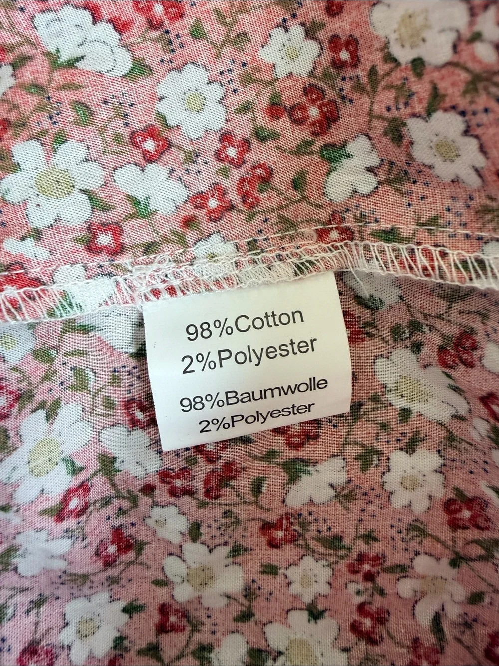 Scarlet Darkness Vintage-Style Red Floral Kids Nightgown Lace Collar Size 10Y